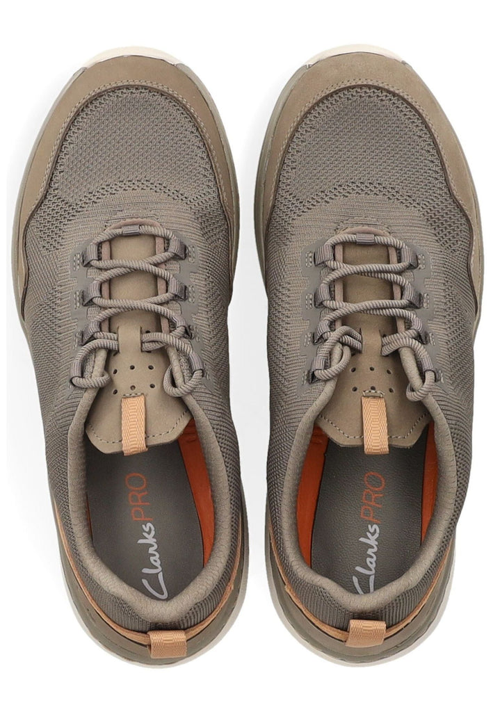 Clarks Sneaker Lederimitat/Textil Stone