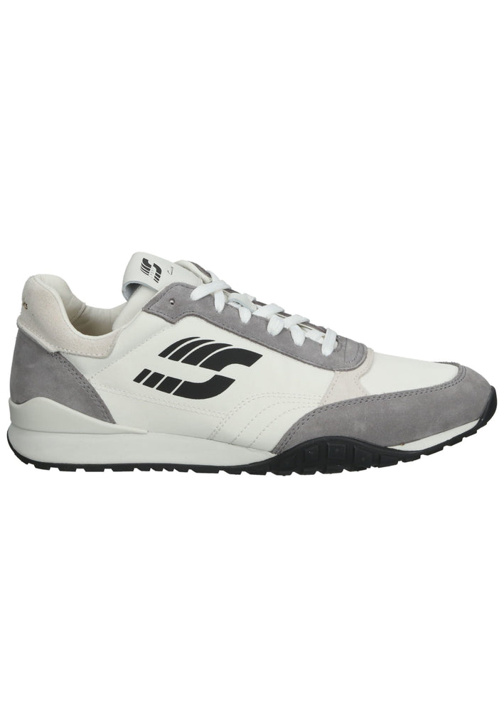 Clarks Sneaker Lederimitat/Textil Weiß