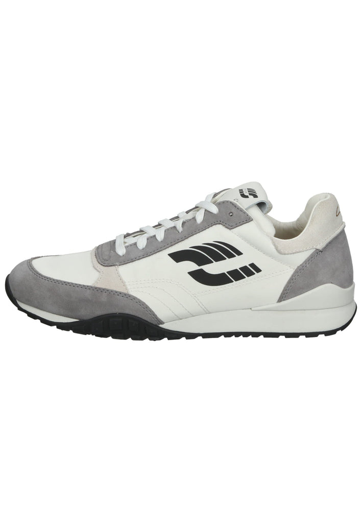 Clarks Sneaker Lederimitat/Textil Weiß