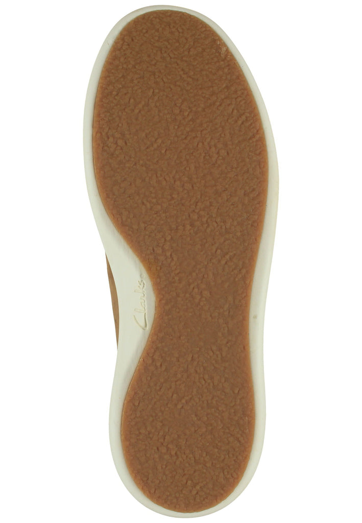 Clarks Sneaker Nubukleder Cognac