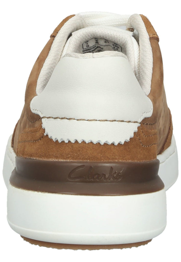 Clarks Sneaker Nubukleder Cognac