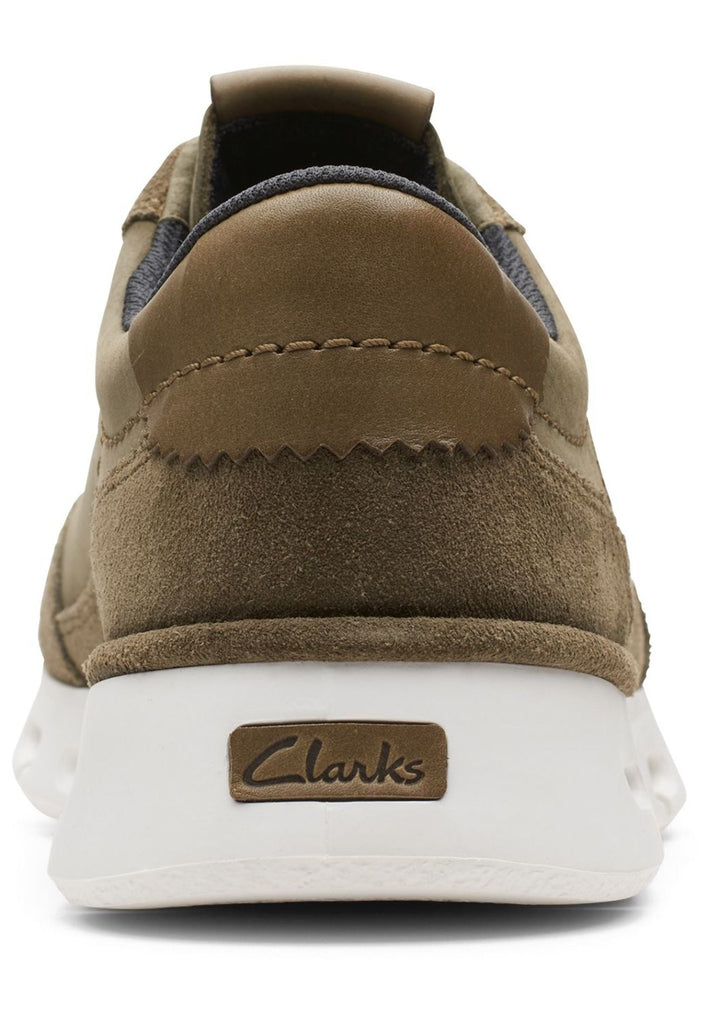 Clarks Sneaker Nubukleder Dunkelgrün