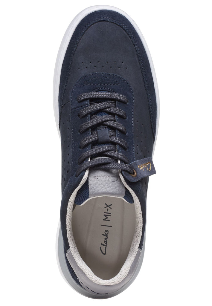 Clarks Sneaker Nubukleder Navy