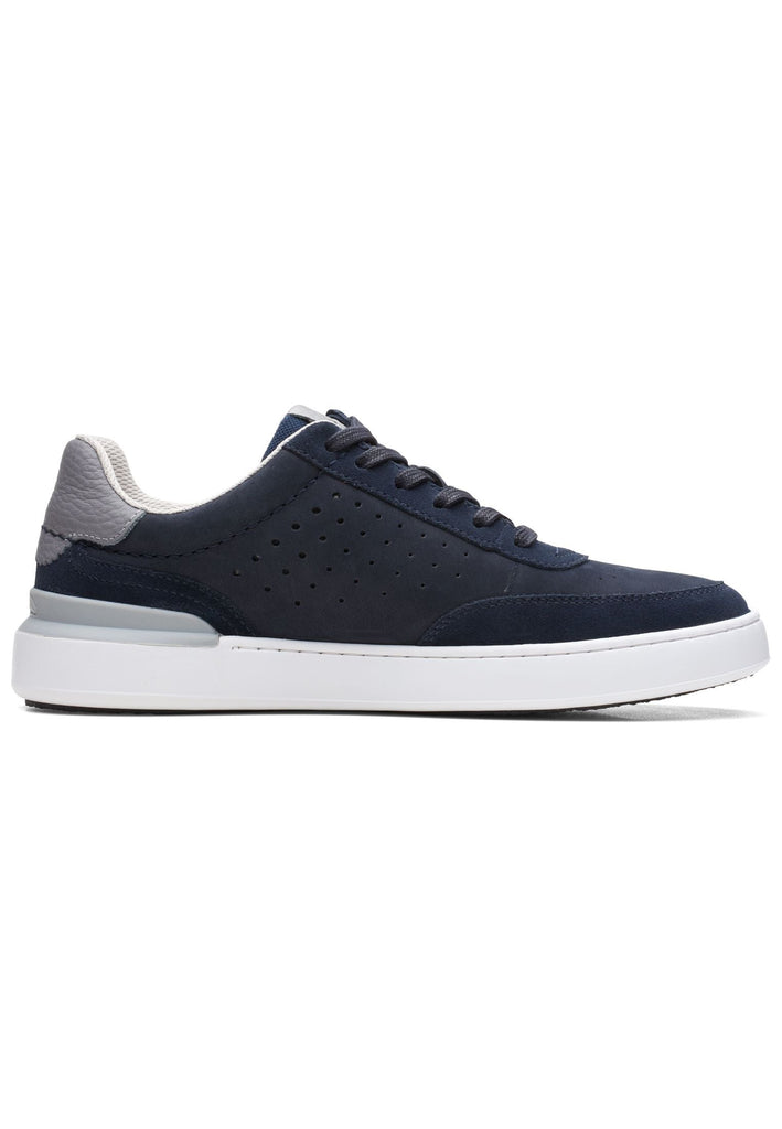 Clarks Sneaker Nubukleder Navy
