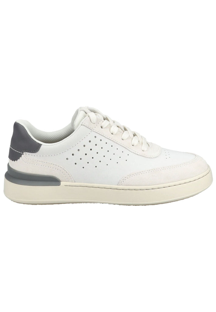 Clarks Sneaker Nubukleder Weiß