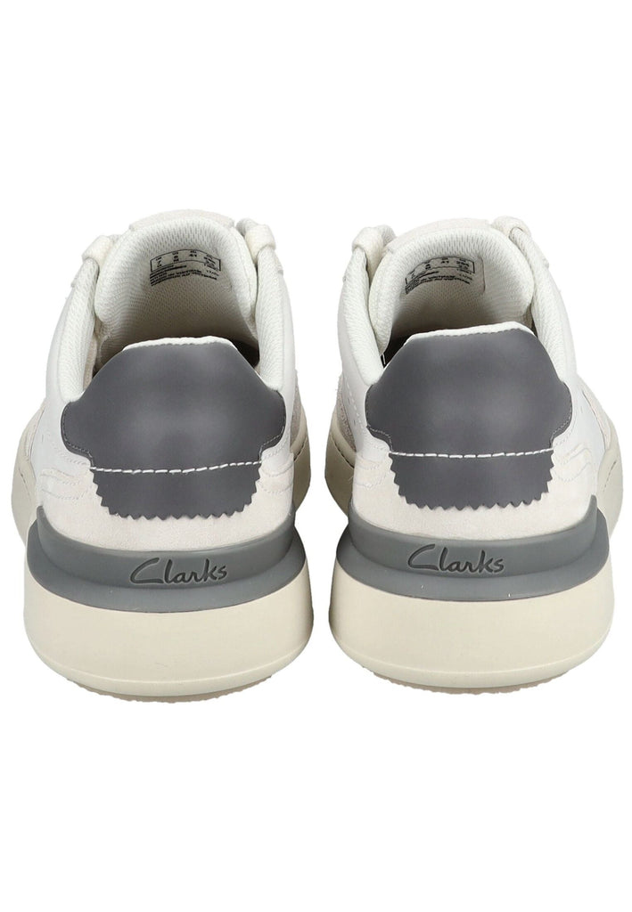Clarks Sneaker Nubukleder Weiß