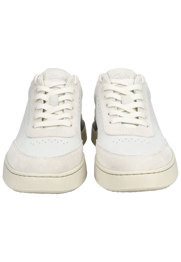 Clarks Sneaker Nubukleder Weiß