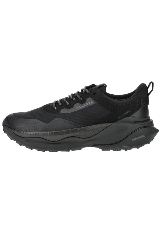 Clarks Sneaker Textil Schwarz/Schwarz