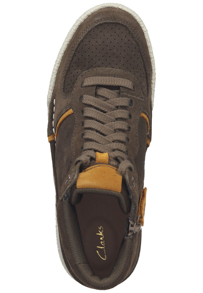 Clarks Sneaker Veloursleder Olive