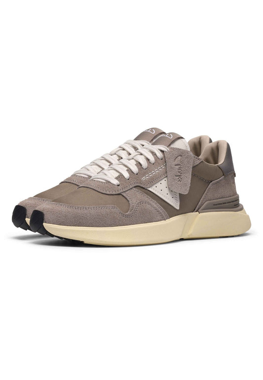 Clarks Sneaker Veloursleder/Textil Grau
