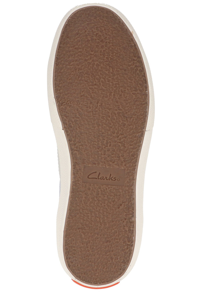 Clarks Sneaker Veloursleder/Textil Hellblau