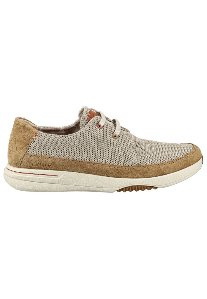 Clarks Sneaker Veloursleder/Textil Sand