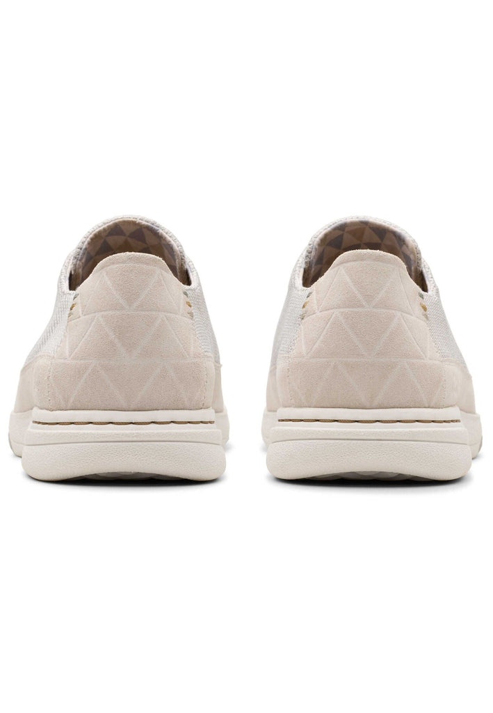 Clarks Sneaker Veloursleder Weiß