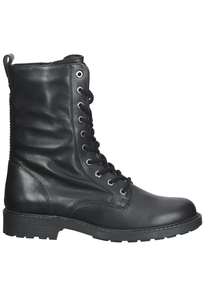 Clarks Stiefel Leder Schwarz