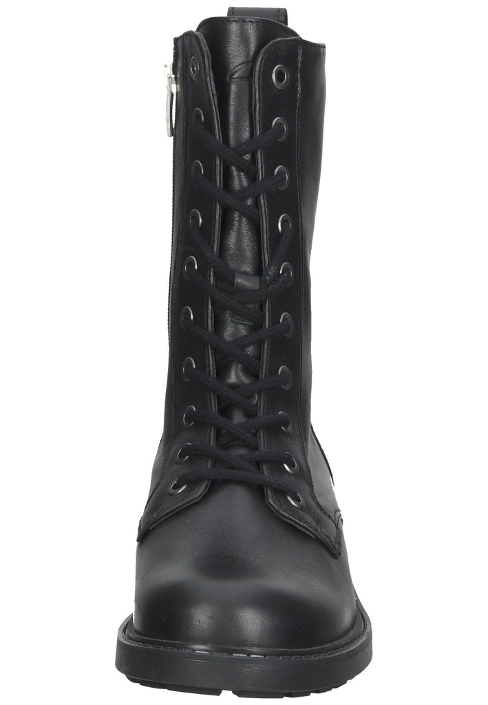 Clarks Stiefel Leder Schwarz