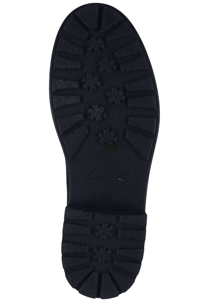 Clarks Stiefel Leder Schwarz