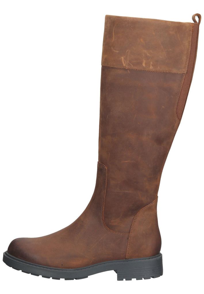 Clarks Stiefel Leder Tan Warmfutter