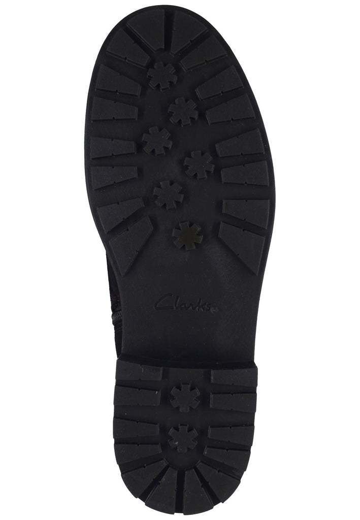 Clarks Stiefel Veloursleder Dunkelbraun