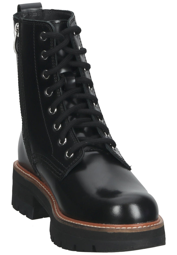Clarks Stiefelette Glattleder Schwarz