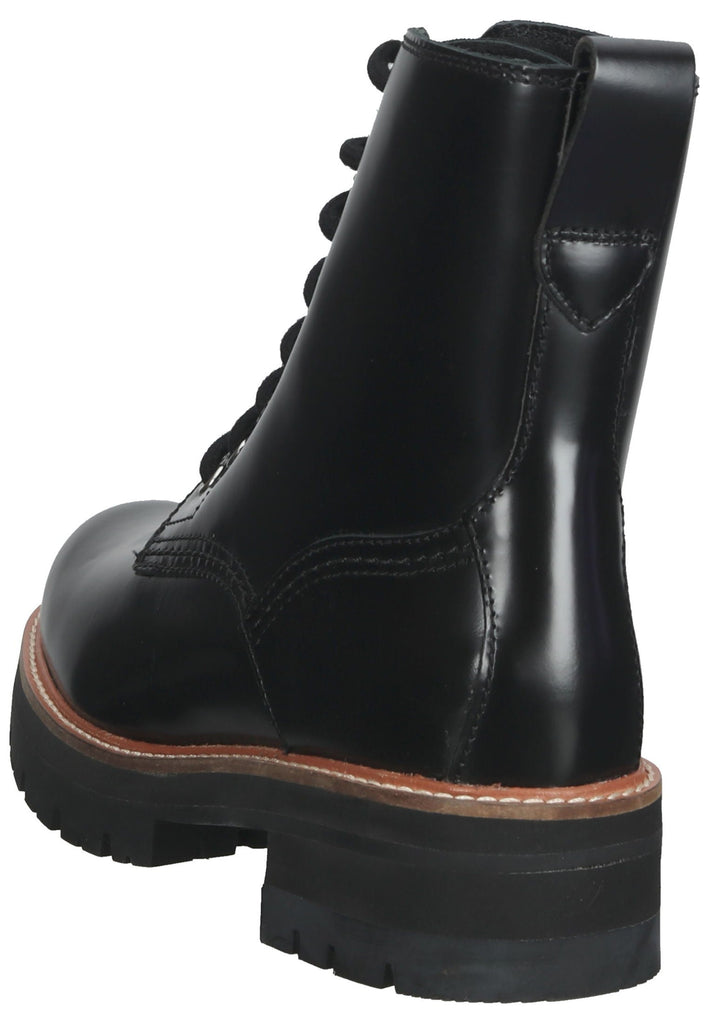 Clarks Stiefelette Glattleder Schwarz