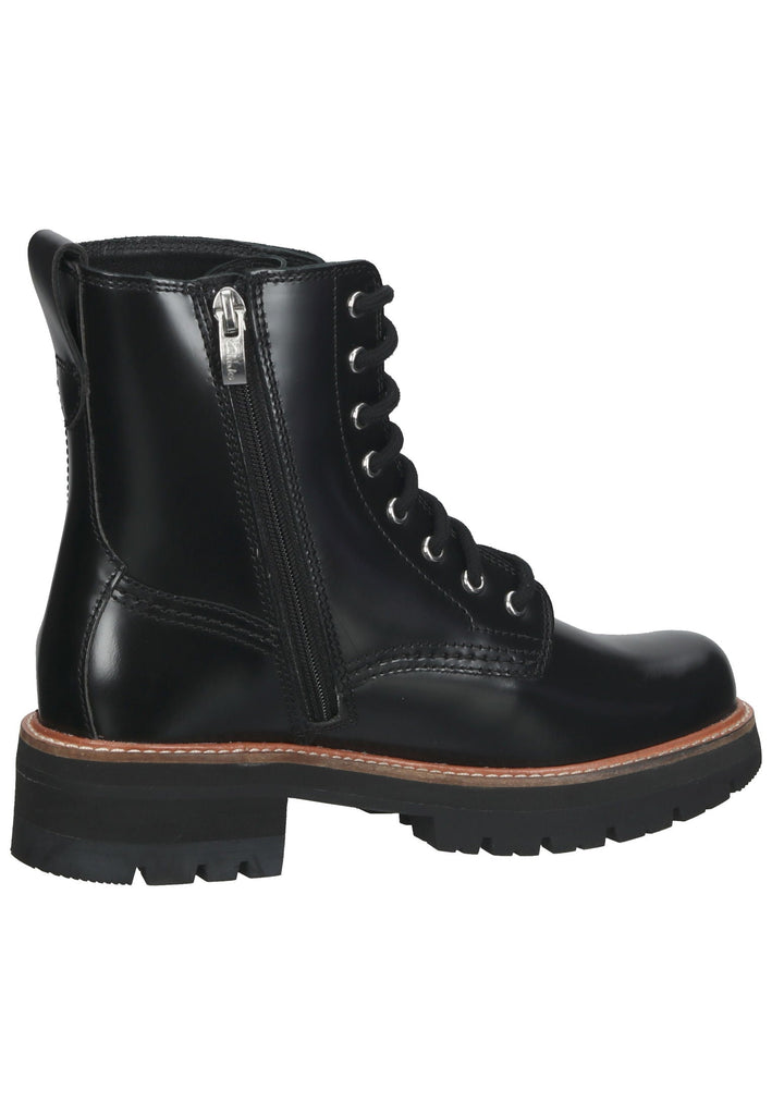 Clarks Stiefelette Glattleder Schwarz
