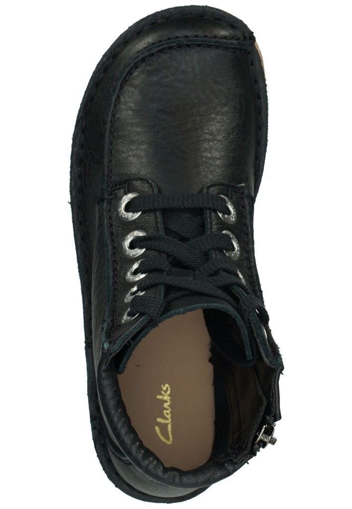 Clarks Stiefelette Leder Black Warmfutter