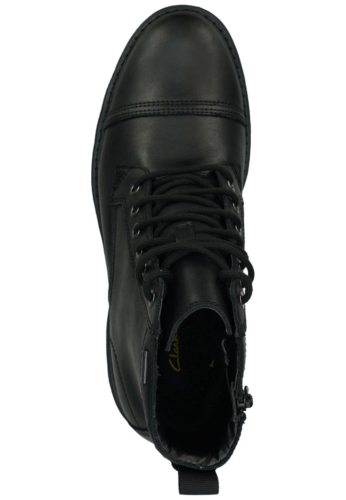 Clarks Stiefelette Leder Black Warmfutter