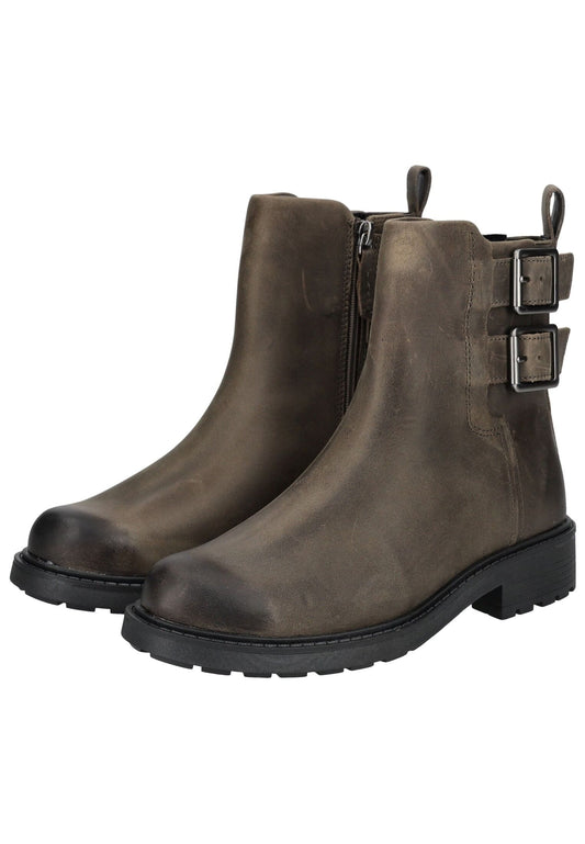 Clarks Stiefelette Leder Braun/Grau