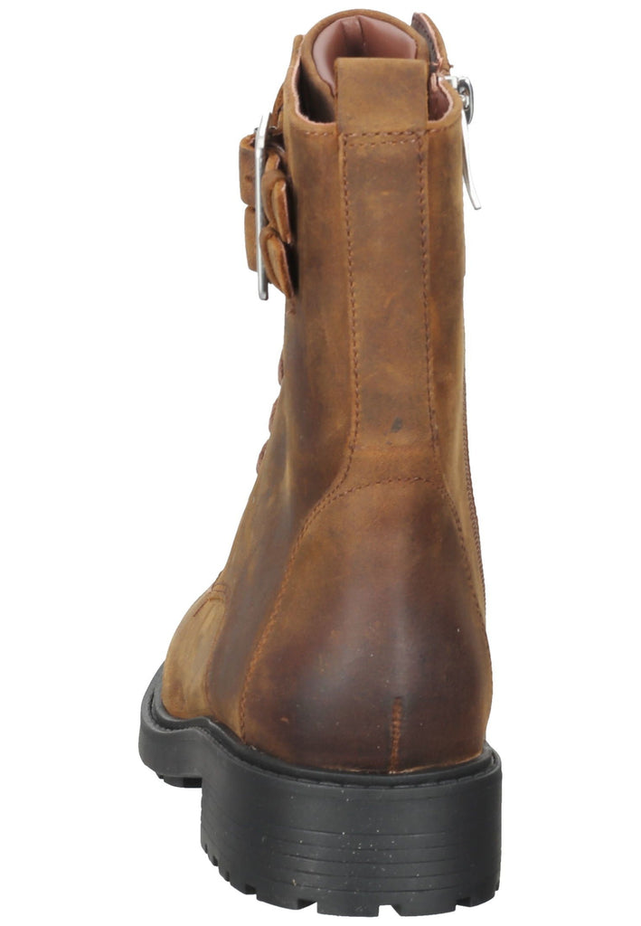 Clarks Stiefelette Leder Braun Warmfutter