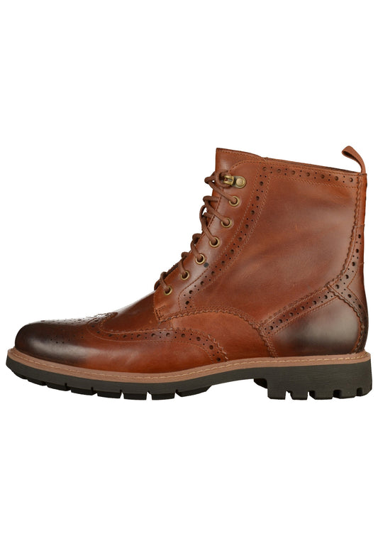Clarks Stiefelette Leder Dunkelbraun