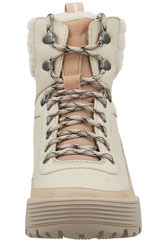 Clarks Stiefelette Leder Ivory Warmfutter
