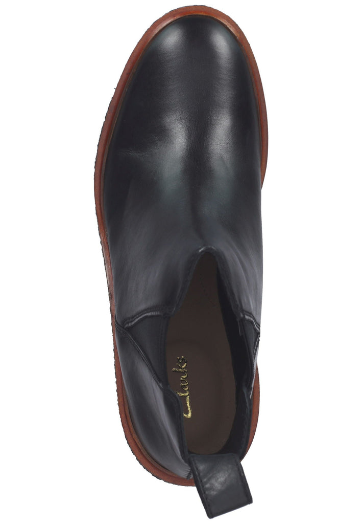 Clarks Stiefelette Leder Schwarz