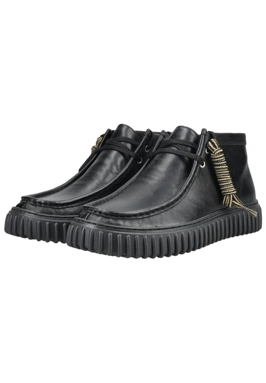 Clarks Stiefelette Leder Schwarz/Schwarz