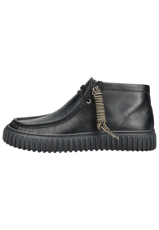 Clarks Stiefelette Leder Schwarz/Schwarz