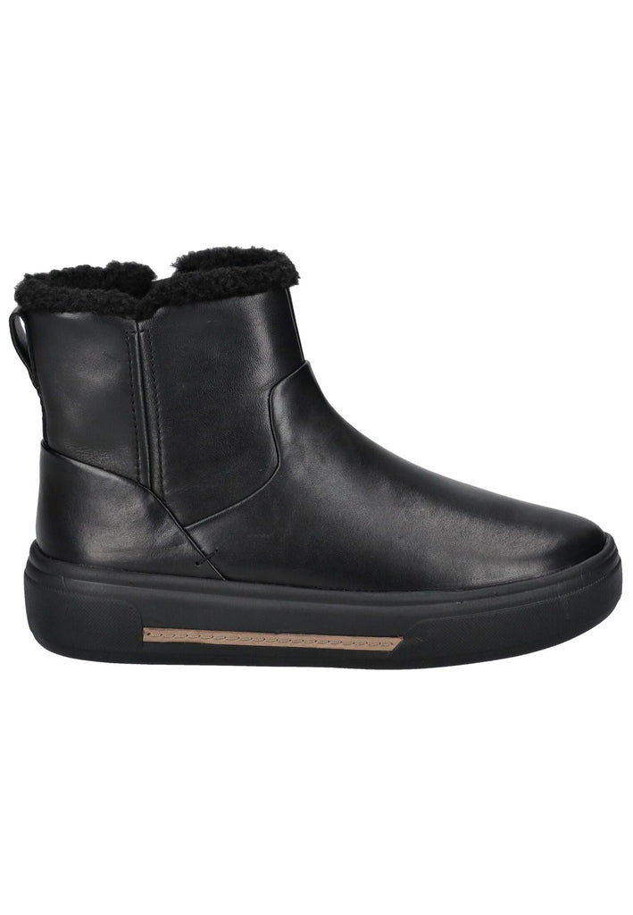 Clarks Stiefelette Leder Schwarz Warmfutter