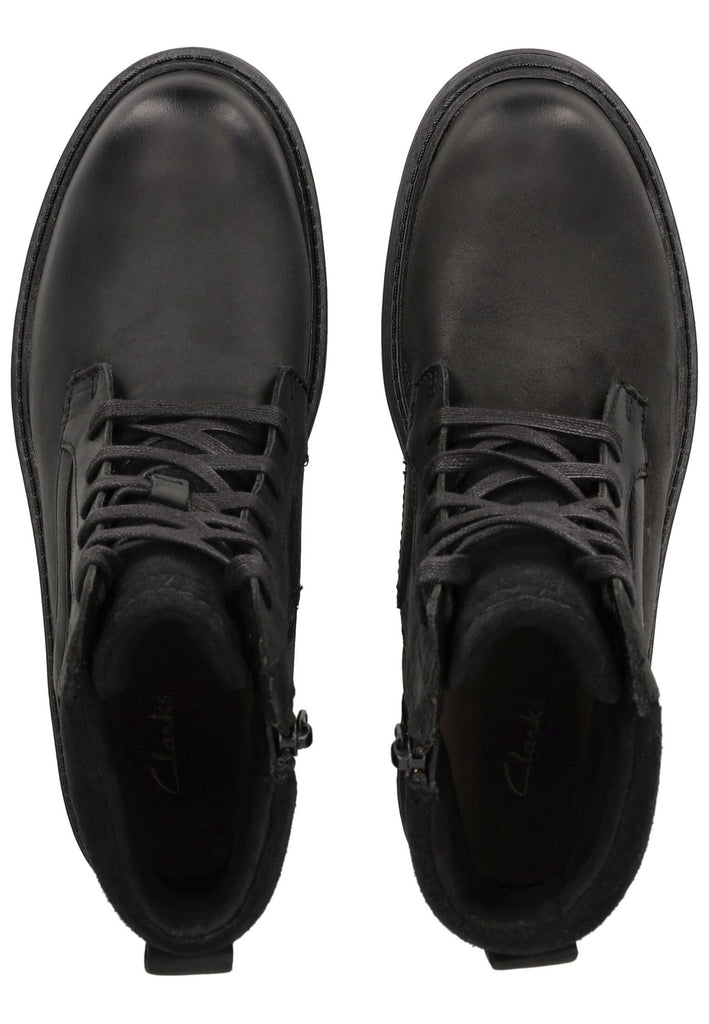 Clarks Stiefelette Leder Schwarz Warmfutter