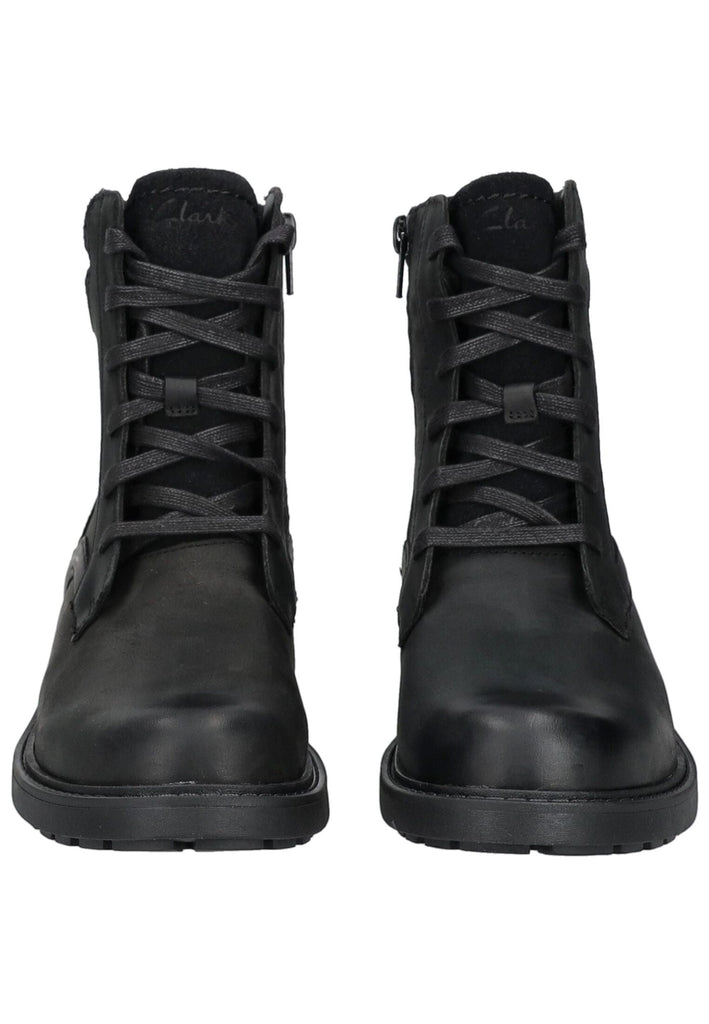 Clarks Stiefelette Leder Schwarz Warmfutter
