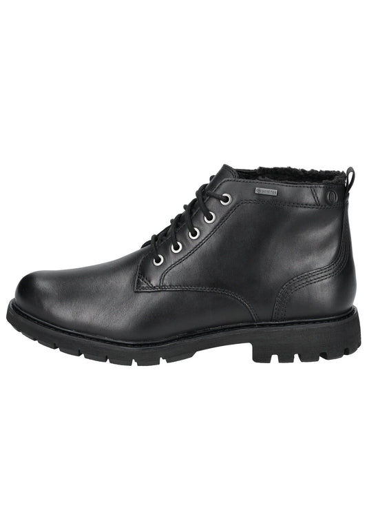 Clarks Stiefelette Leder Schwarz Warmfutter