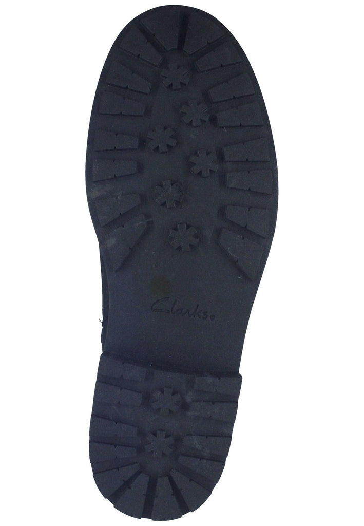 Clarks Stiefelette Leder Schwarz Warmfutter