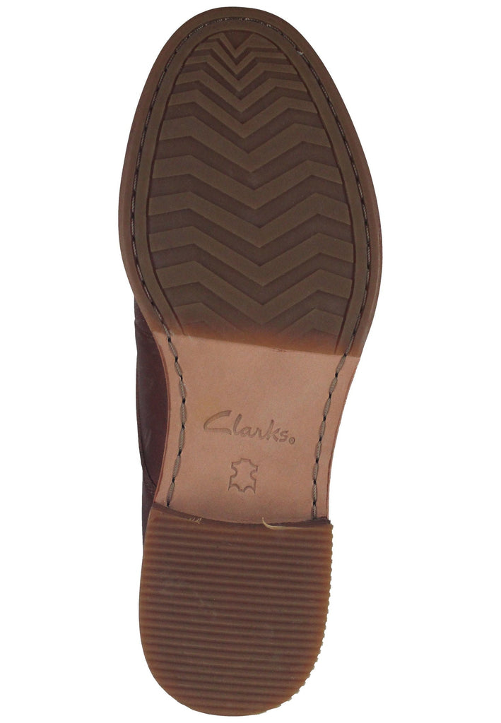 Clarks Stiefelette Leder Tan Warmfutter