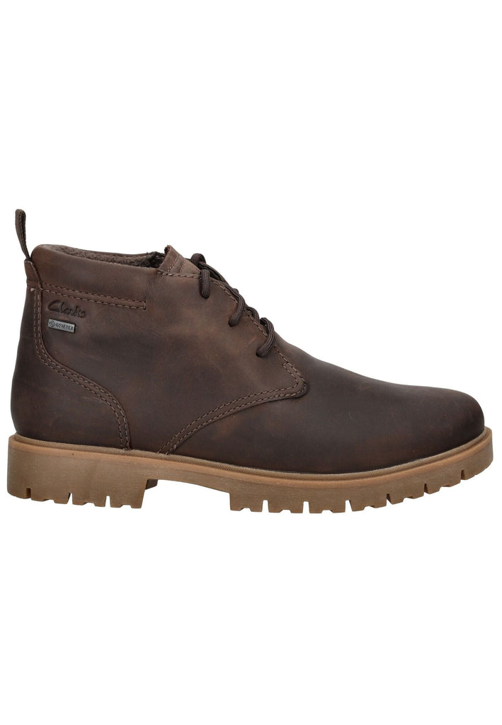 Clarks Stiefelette Leder Tan Warmfutter