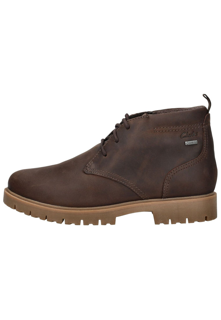 Clarks Stiefelette Leder Tan Warmfutter