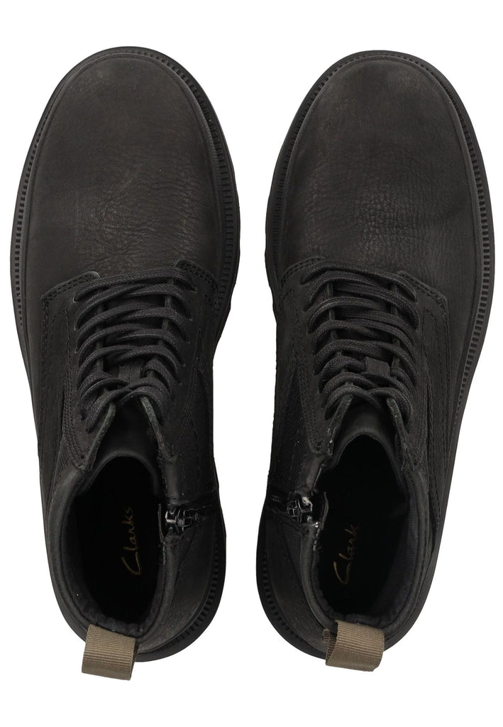 Clarks Stiefelette Leder/Textil Black