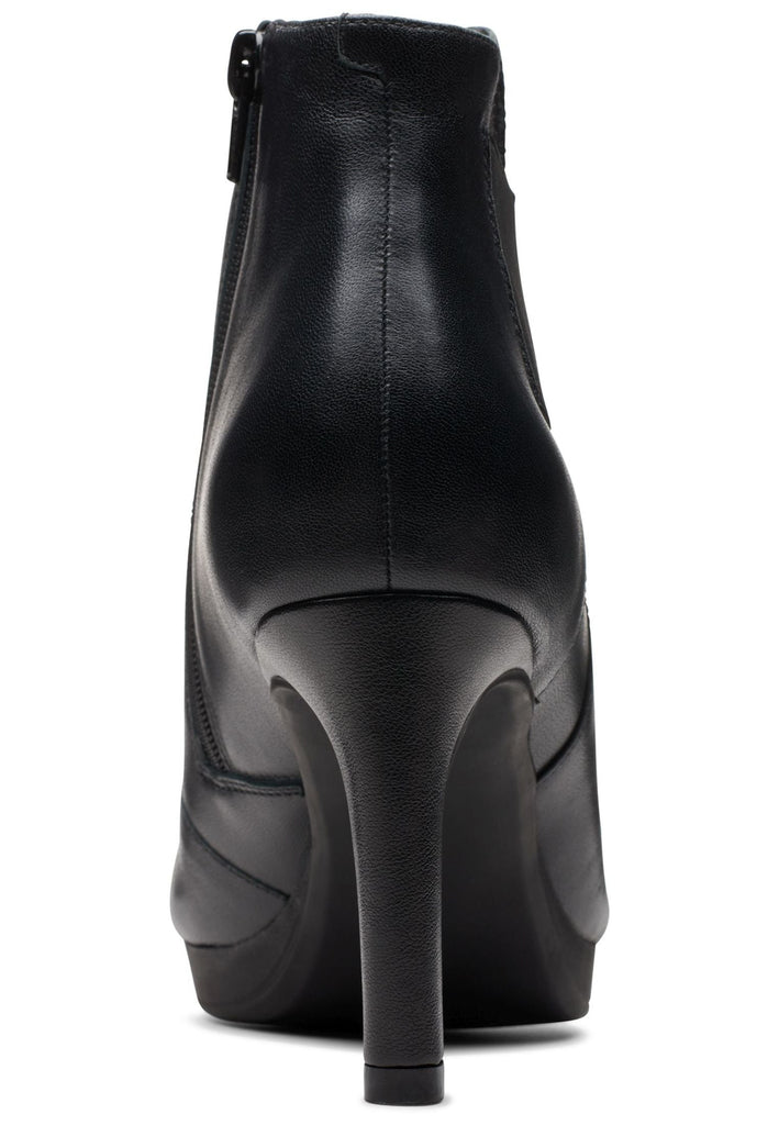 Clarks Stiefelette Leder/Textil Black