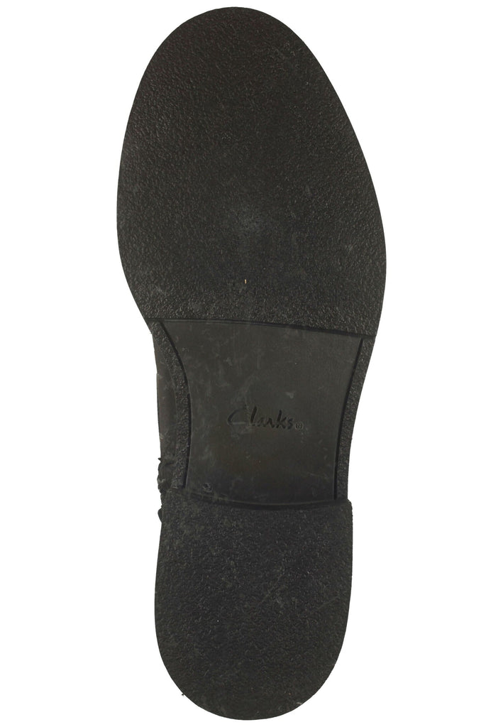 Clarks Stiefelette Leder/Textil Black Warmfutter