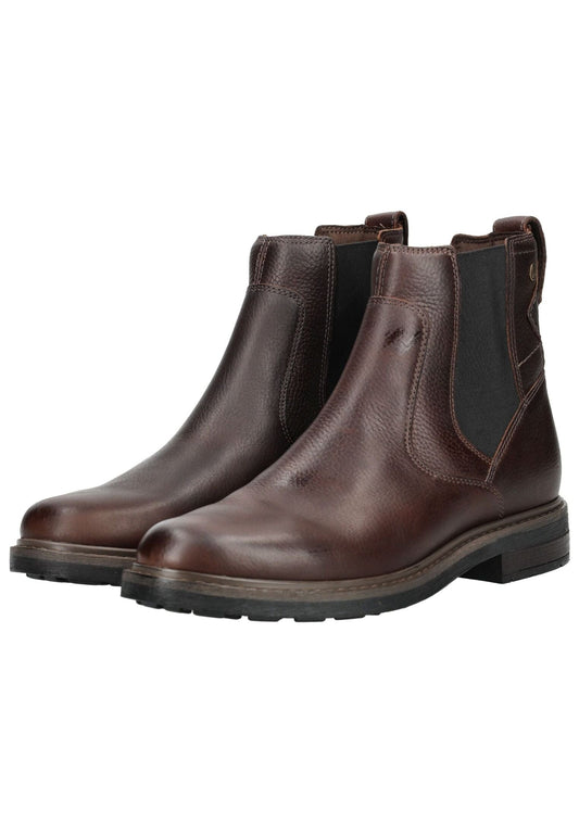 Clarks Stiefelette Leder/Textil Braun