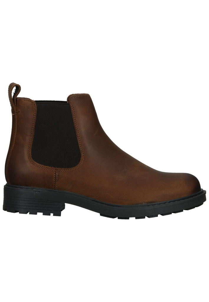 Clarks Stiefelette Leder/Textil Brown