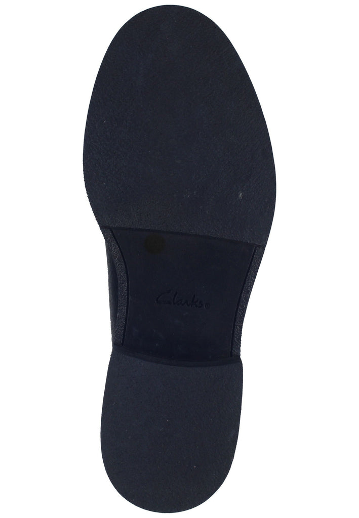 Clarks Stiefelette Leder/Textil Schwarz