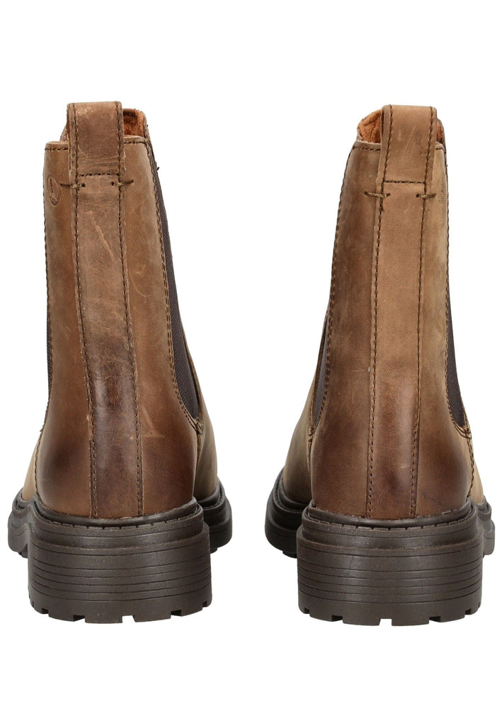 Clarks Stiefelette Leder/Textil Walnut