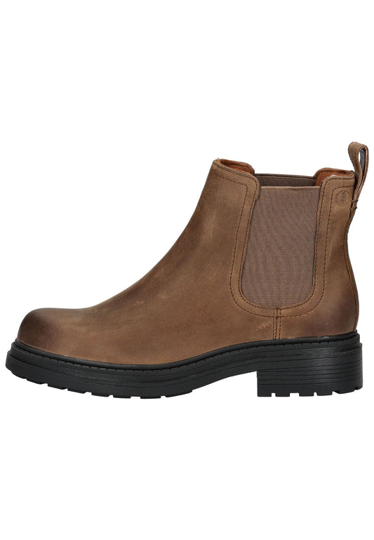 Clarks Stiefelette Leder/Textil Walnut